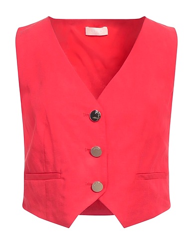 LIU •JO Weste Rot 78% Lyocell, 22% Leinen
