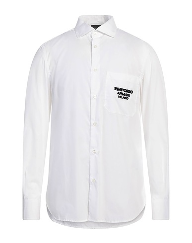 EMPORIO ARMANI Striped shirt White 100% Cotton