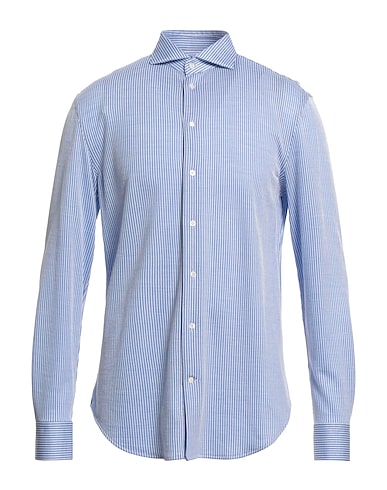 EMPORIO ARMANI Striped shirt 51% Lyocell, 49% Virgin Wool