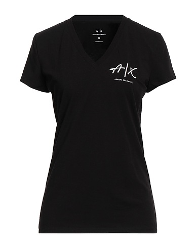 ARMANI EXCHANGE T-shirt Nero 92% Cotone, 8% Elastan