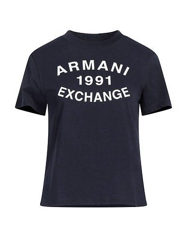 ARMANI EXCHANGE T-shirt Midnight blue 100% Cotton