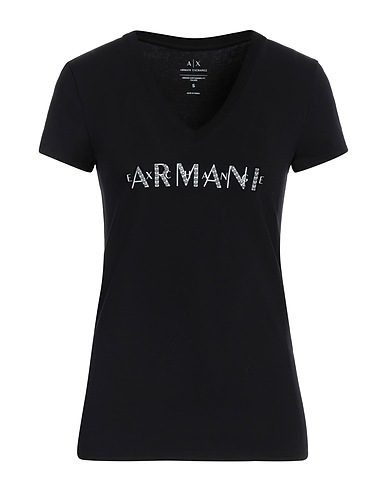 ARMANI EXCHANGE T-shirt Nero 95% Cotone, 5% Elastan