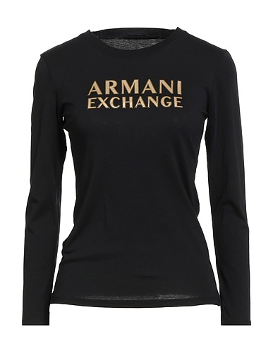 ARMANI EXCHANGE T-shirt Nero 100% Cotone
