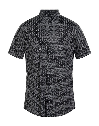 ARMANI EXCHANGE Camicia fantasia Nero 97% Cotone, 3% Elastan