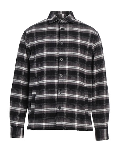 ARMANI EXCHANGE Checked shirt Grey 100% Cotton