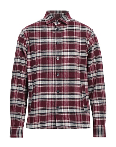 ARMANI EXCHANGE Camicia a quadri Bordeaux 100% Cotone