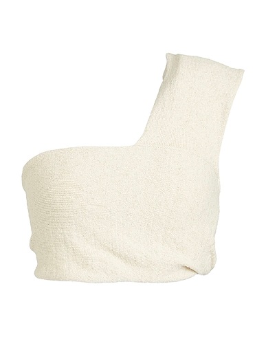 ISABEL BENENATO Top Ivory 67% Cotton, 20% Linen, 13% Polyester