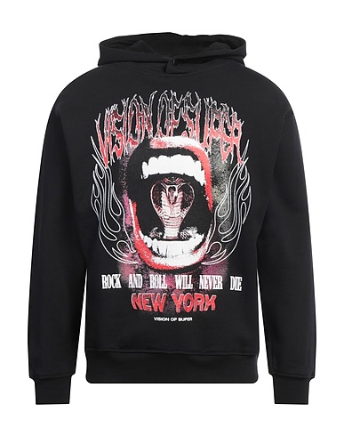VISION OF SUPER Hooded sweatshirt 100% Cotton