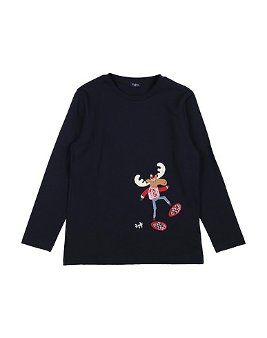 IL GUFO T-shirt Midnight blue 100% Cotton