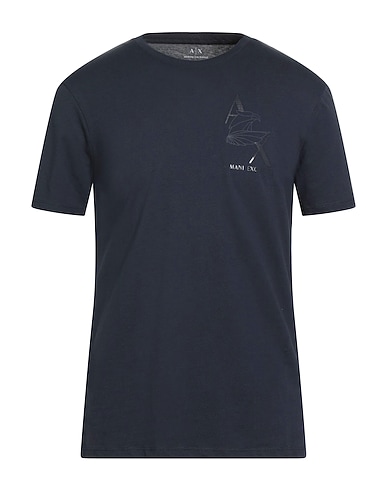 ARMANI EXCHANGE T-shirt Blu notte 100% Cotone