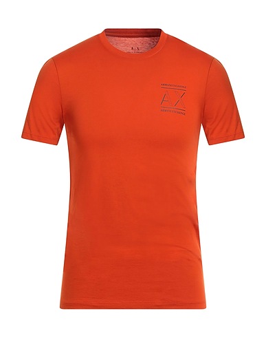 ARMANI EXCHANGE T-shirt Orange 100% Cotton
