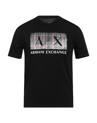 ARMANI EXCHANGE T-Shirt Schwarz 100% Baumwolle