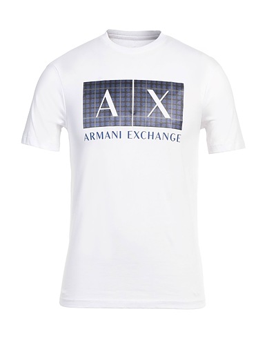 ARMANI EXCHANGE Ｔシャツ ホワイト コットン 100%