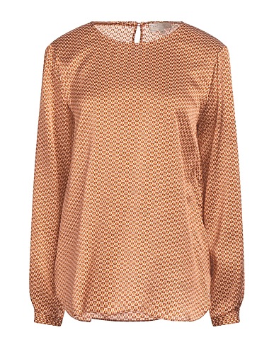 ANTONELLI Silk top Light brown 100% Silk