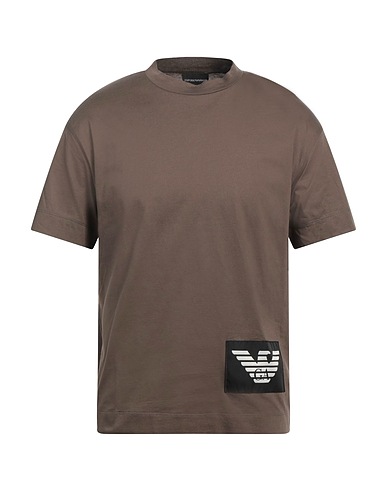 EMPORIO ARMANI T-shirt Khaki 100% Cotton