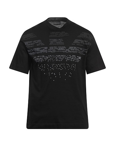 EMPORIO ARMANI T-shirt Black 100% Cotton