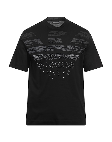 EMPORIO ARMANI T-shirt NERO 100% Coton