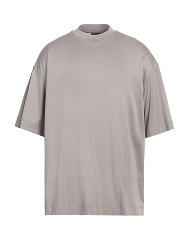 EMPORIO ARMANI Basic T-Shirt Grau 70% Lyocell, 30% Baumwolle