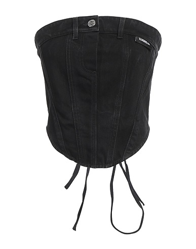 VETEMENTS Top Black 100% Cotton