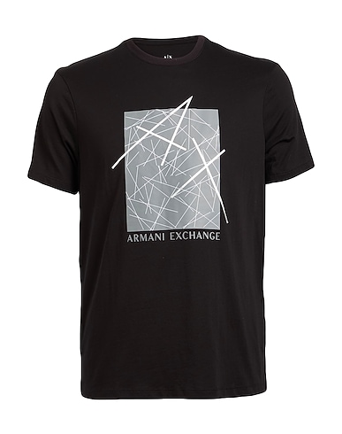 ARMANI EXCHANGE T-shirt Black 100% Cotton