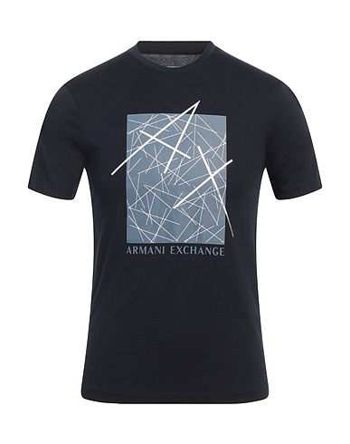 ARMANI EXCHANGE T-shirt Bleu nuit 100% Coton