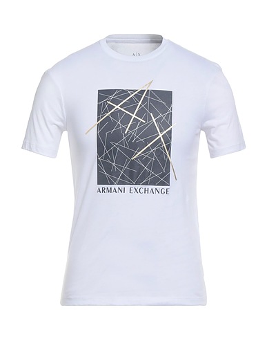 ARMANI EXCHANGE T-shirt Blanc 100% Coton
