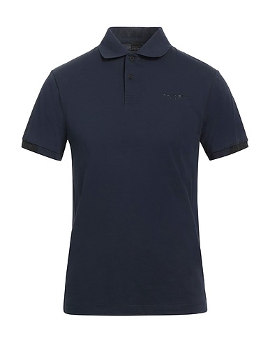 HACKETT Polo shirt SPORT Navy blue 100% Cotton