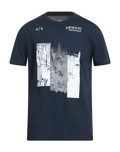 ARMANI EXCHANGE T-shirt Navy 100% Cotton