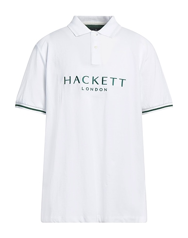 HACKETT Polo shirt HERITAGE White 100% Cotton