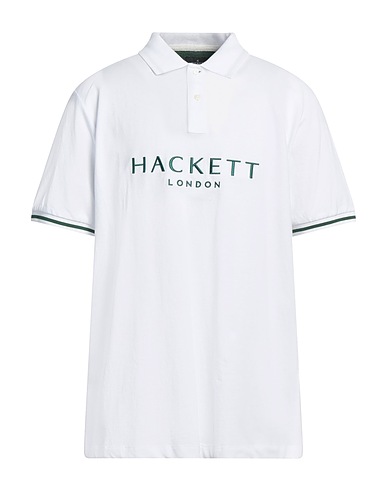HACKETT Polo shirt HERITAGE BIANCO 100% Cotton