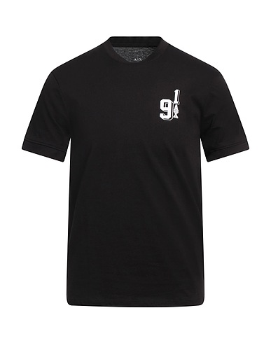 ARMANI EXCHANGE T-shirt Nero 100% Cotone