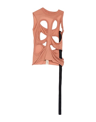 DRKSHDW by RICK OWENS Top Antique rose 100% Cotton