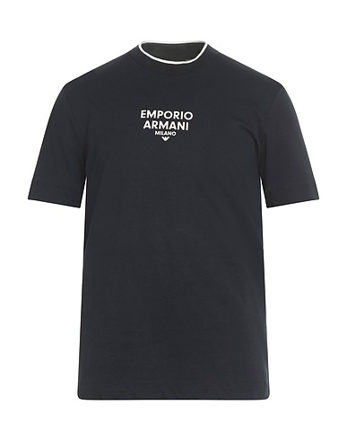 EMPORIO ARMANI T-shirt Navy blue 100% Cotton