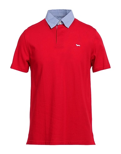 HARMONT & BLAINE Polo shirt Red 100% Cotton