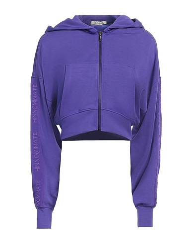 HINNOMINATE Hoodie Violett 50% Modal, 45% Polyester, 5% Elastan