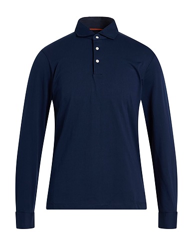 HACKETT Polo shirt Midnight blue 100% Cotton