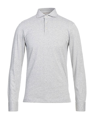 HACKETT Polo shirt Light grey 100% Cotton