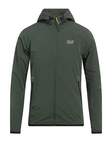 EA7 Jacket Military green 70% Polyester, 30% Elastomultiester