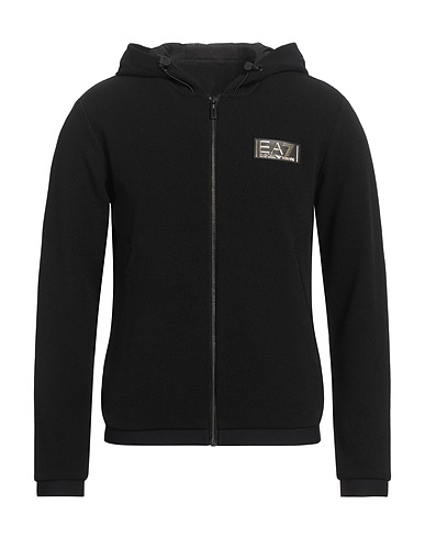 EA7 Felpa NERO 94% Poliestere, 6% Elastan, Poliammide, Gomma