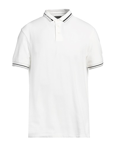 EMPORIO ARMANI Polo shirt White 100% Cotton