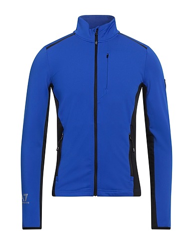EA7 Sweatshirt Bright blue 87% Polyester, 13% Elastane