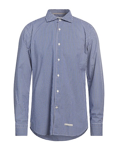 TINTORIA MATTEI 954 Checked shirt Blue 100% Cotton
