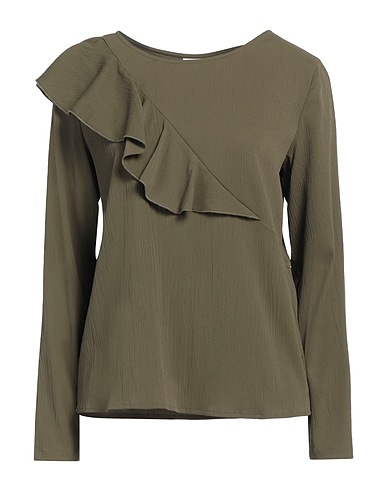 VILA Top Military green 97% Polyester, 3% Elastane