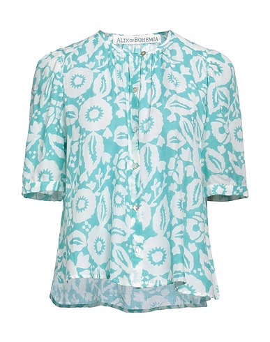 ALIX OF BOHEMIA Camicie e bluse a fiori Turchese 100% Tencel™