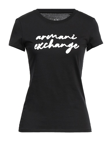ARMANI EXCHANGE T-shirt Nero 100% Cotone