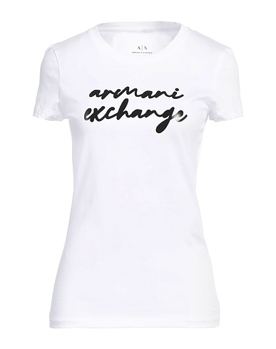 ARMANI EXCHANGE T-shirt Bianco 100% Cotone