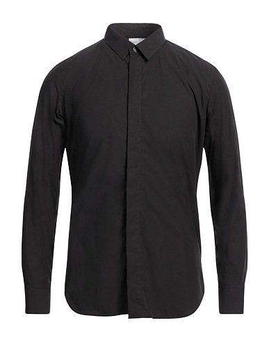 PT Torino Solid colour shirt Black 100% Cotton