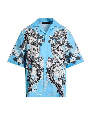 AMIRI TOPS & TEES Azure 100% Cotton