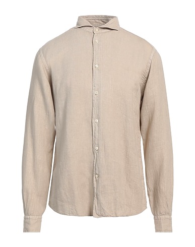 MASTRICAMICIAI Linen shirt Beige 100% Linen