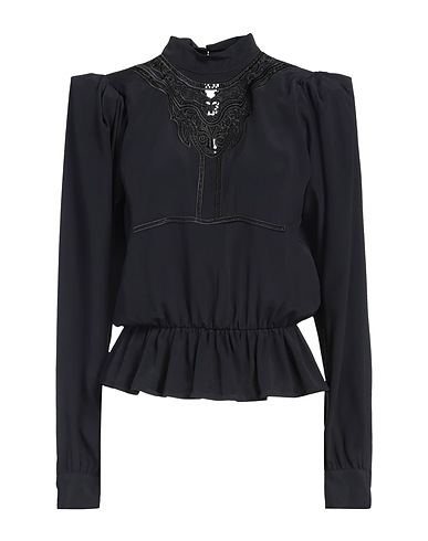 STELLA JEAN Top Black 62% Acetate, 38% Silk